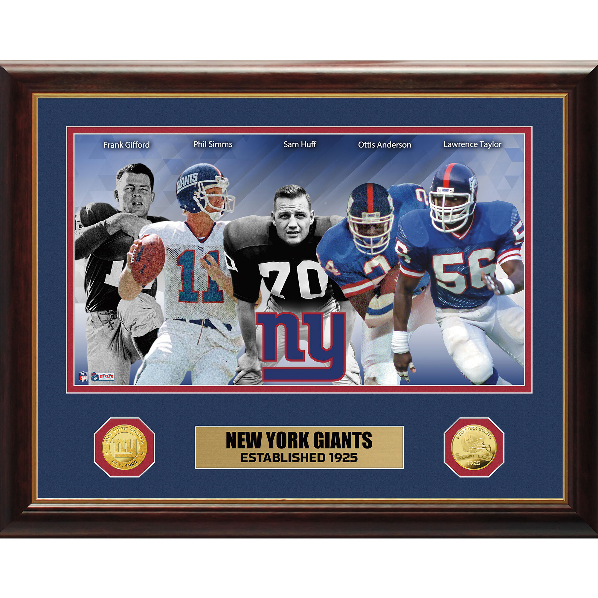 New York Giants Legends Framed Commemorative