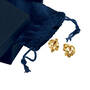 9kt Gold Large Knot Stud Earrings 11142 0402 g giftbox