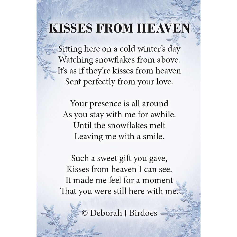 Kisses from Heaven Remembrance Bolo Bracelet with card