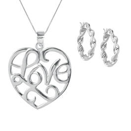 True Love Pendant and Earrings Set 11336 0010 a main