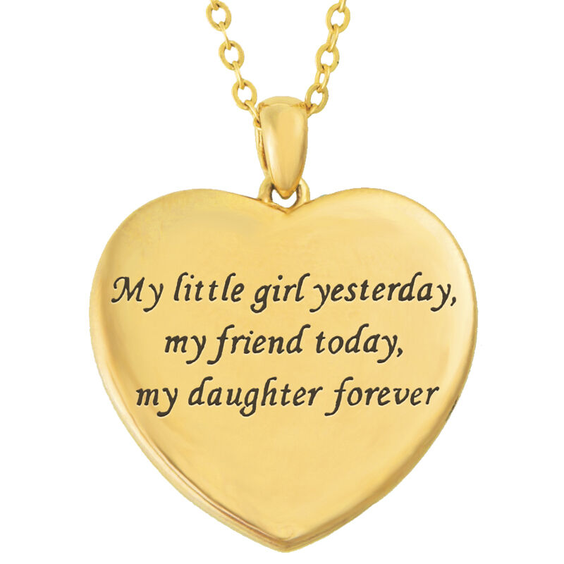 My Daughter Forever Personalized Diamond Pendant