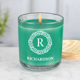 The Personalize Seasonal Candle Collection 11596 0015 d green candle