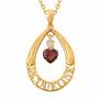 Personalized Birthstone Teardrop Pendant 6687 001 5 1