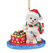Dog Annual Ornament Bichon 6428 0852 a main