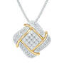 Majesty Diamond 4kt Gold Pendant 10517 0013 a main
