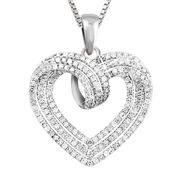 Diamond Delight Heart Pendant