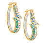 Sparkling Waves Hoop Earrings 11828 0114 a main