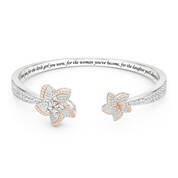 For the Daughter Youll Always Be Floral Bangle 12030 0017 a main