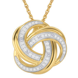 The Diamond Love Knot Pendant 10945 0015 a main