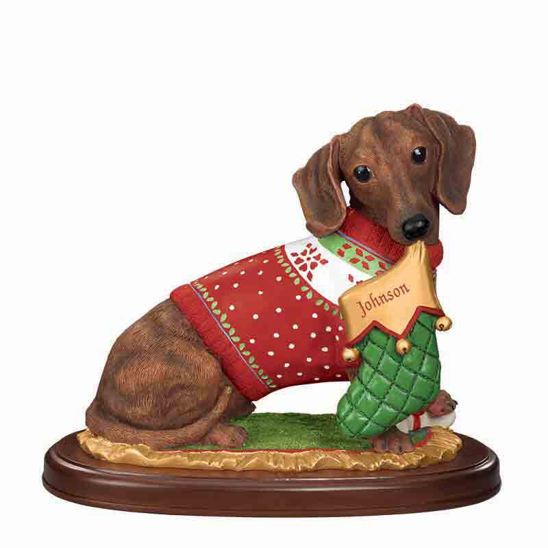 Red Dachshund Happy Howl-idays!