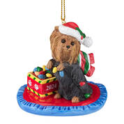 Dog Annual Ornament YorkieLH 6428 0845 a main