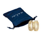 Sparkling Elegance Hoop Earrings 11665 0011 g giftpouch