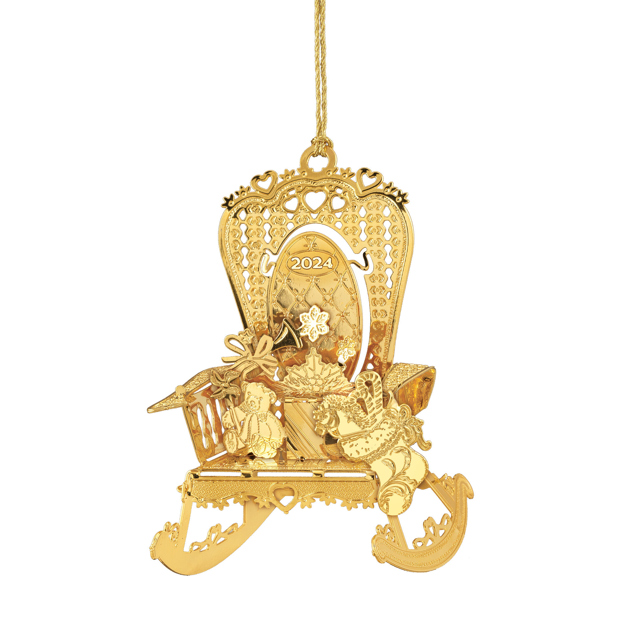 2024 Gold Ornament Collection   The 2024 Gold Ornament Collection 11091 0023 D Chair 