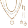 Golden Beauty Triple Necklace&Earring Collection 11973 0018 a main