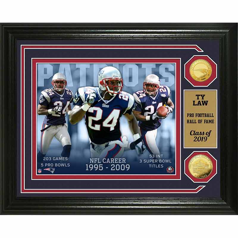 Ty Law Hall of Fame Collage