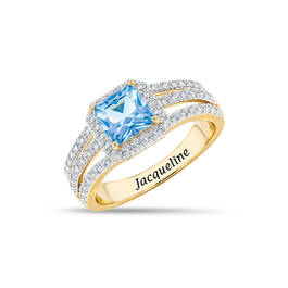 Birthstone Diamond Statement Ring 11315 0015 l december