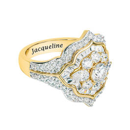 Four Carat Arabesque Ring 11885 0015 c side