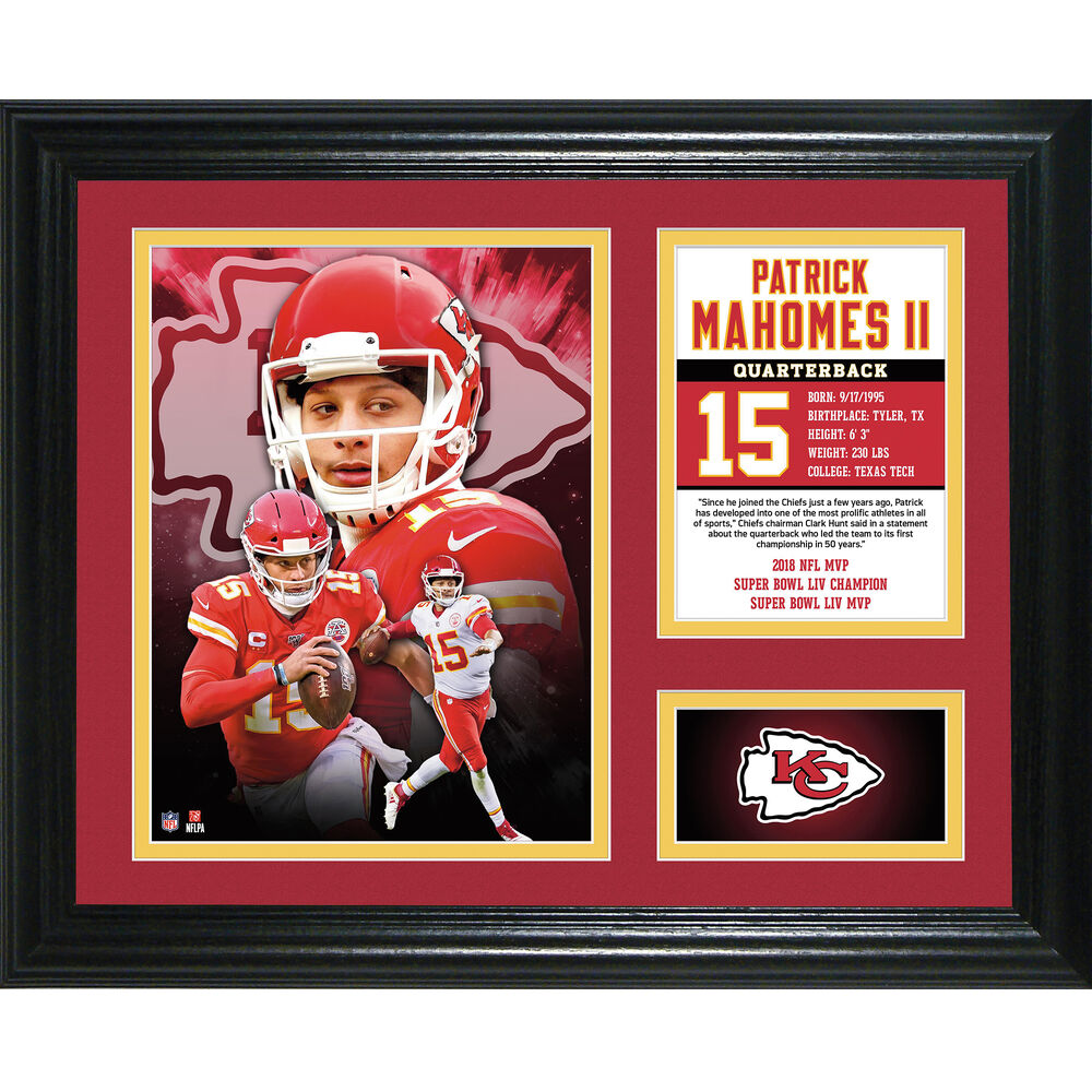 Patrick Mahomes II Framed Photo Collage