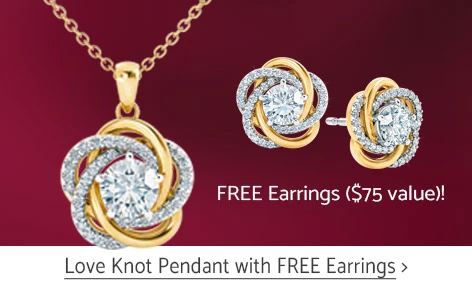 Love Knot Pendant Set