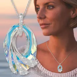 shimmering sea womans pendant