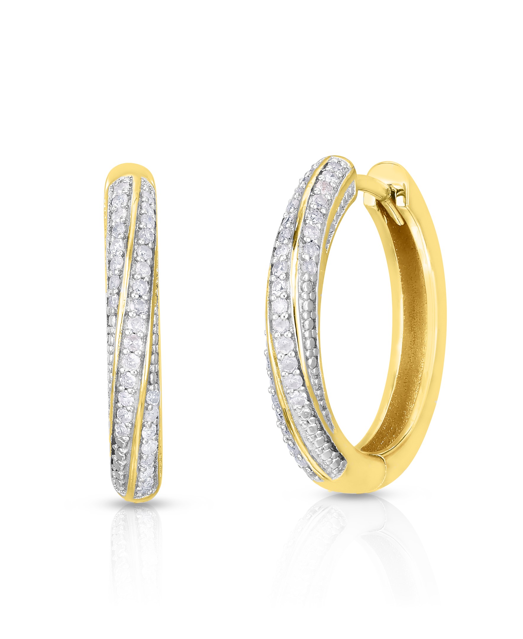 Forever Diamond Hoop Earrings