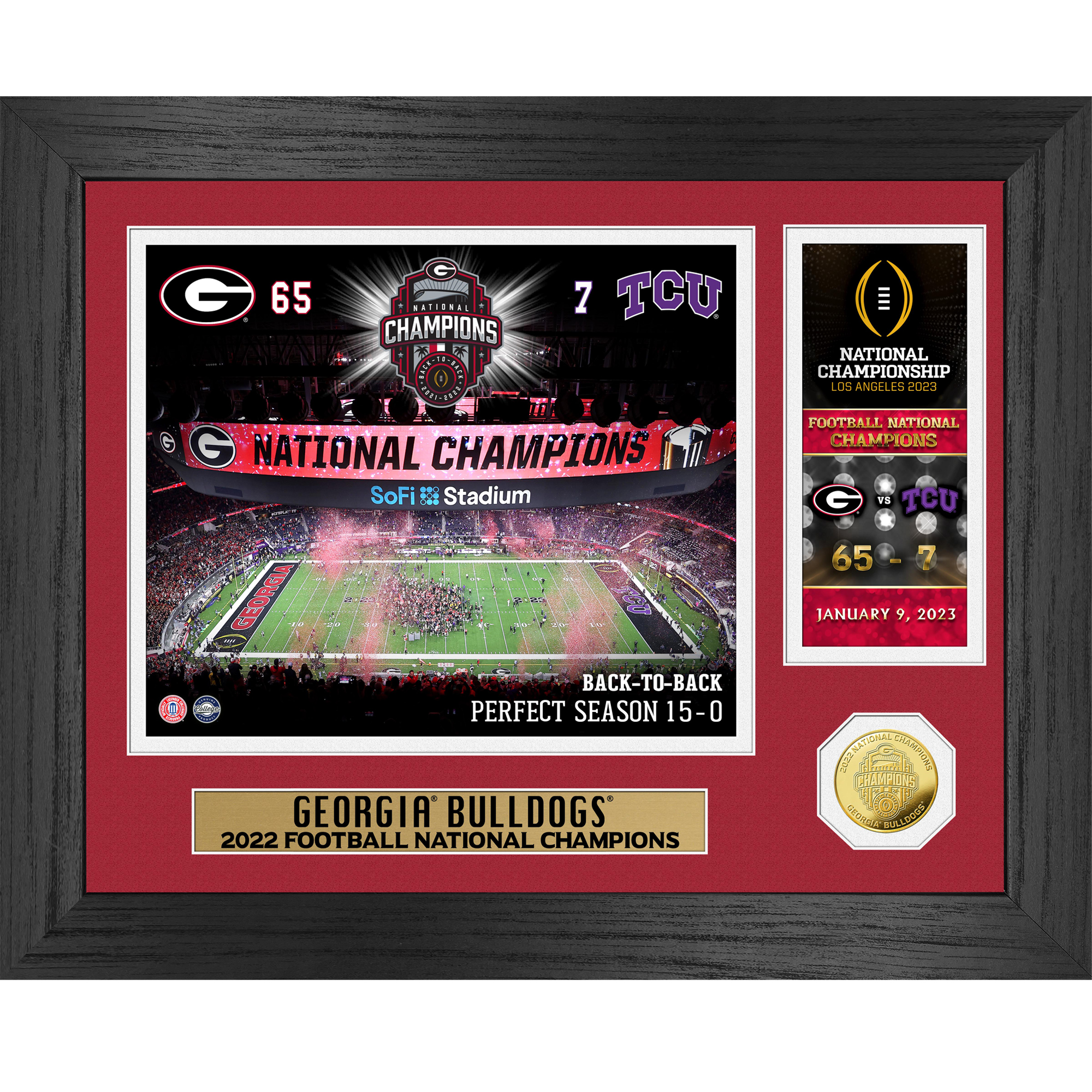 Atlanta Braves/UGA Football/GSP Coin