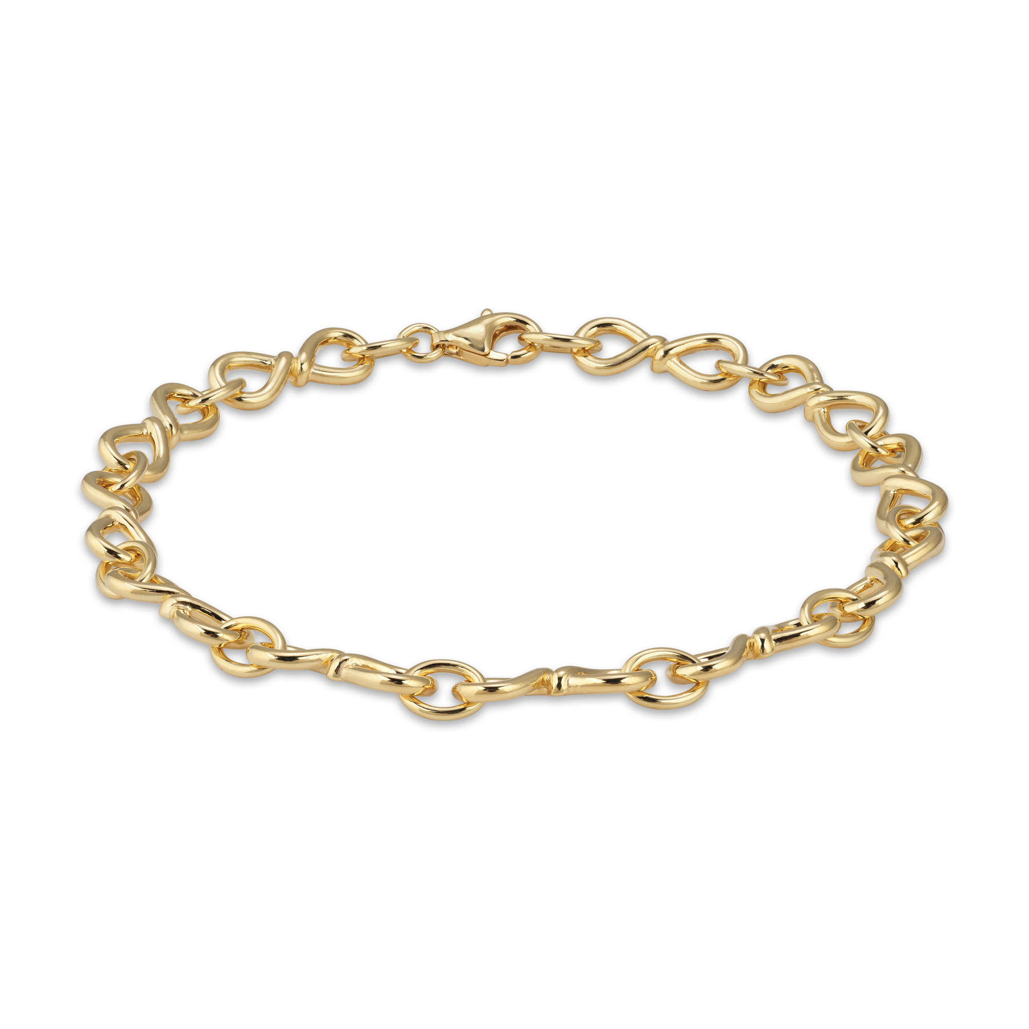 GoldAura Infinity Link Bracelet