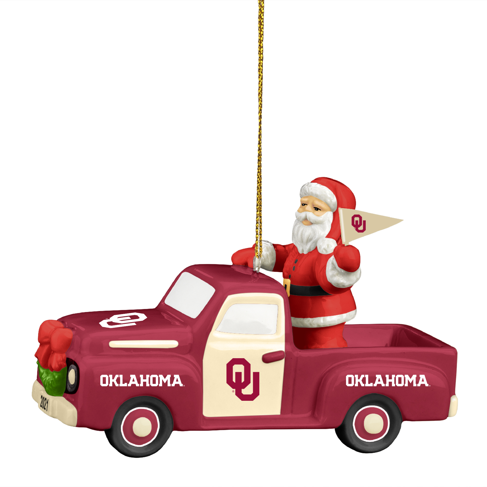 Danbury store Mint Oklahoma Sooners Lighted Christmas Tree