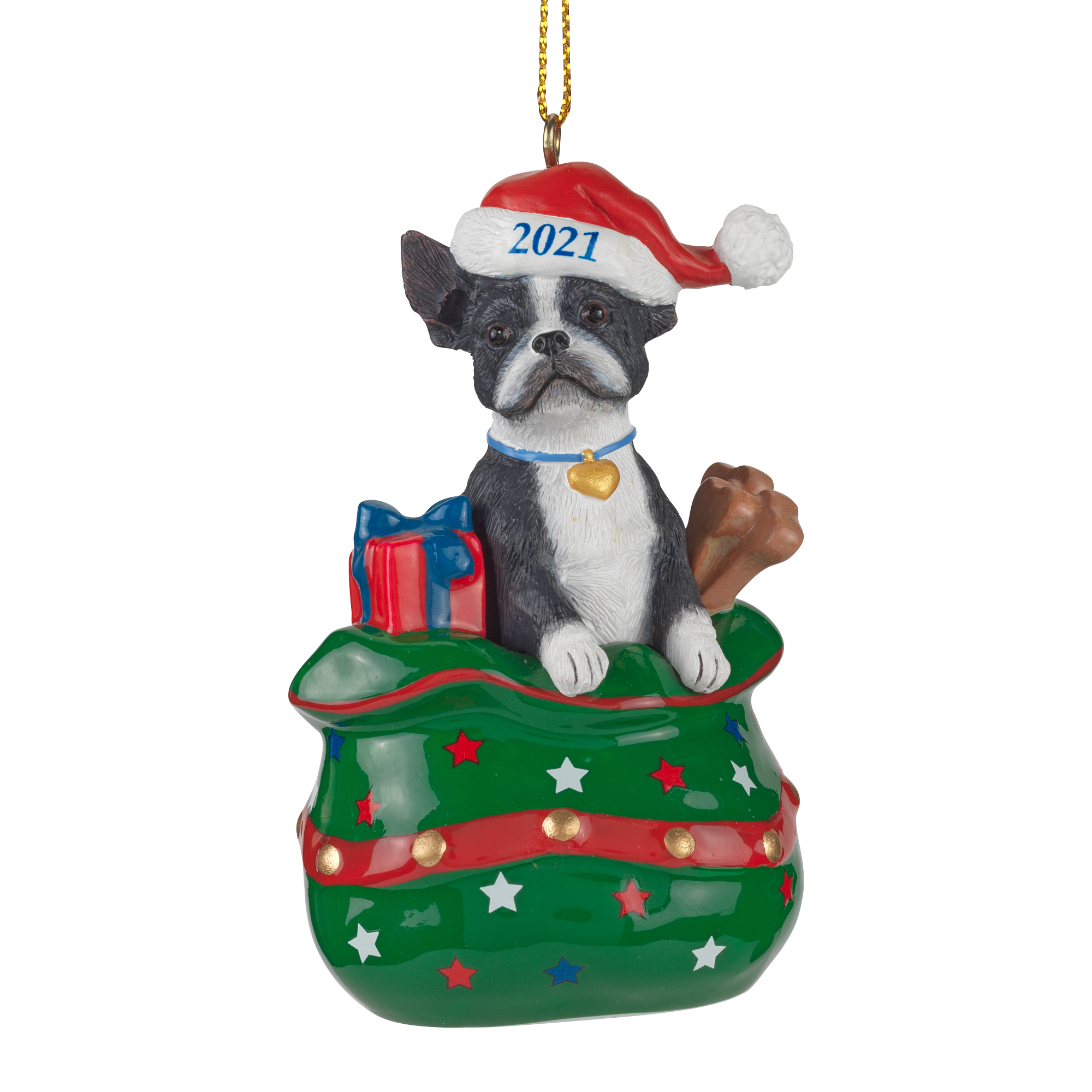 Ornaments Home Décor Boston Terrier Christmas Ornament Home & Living