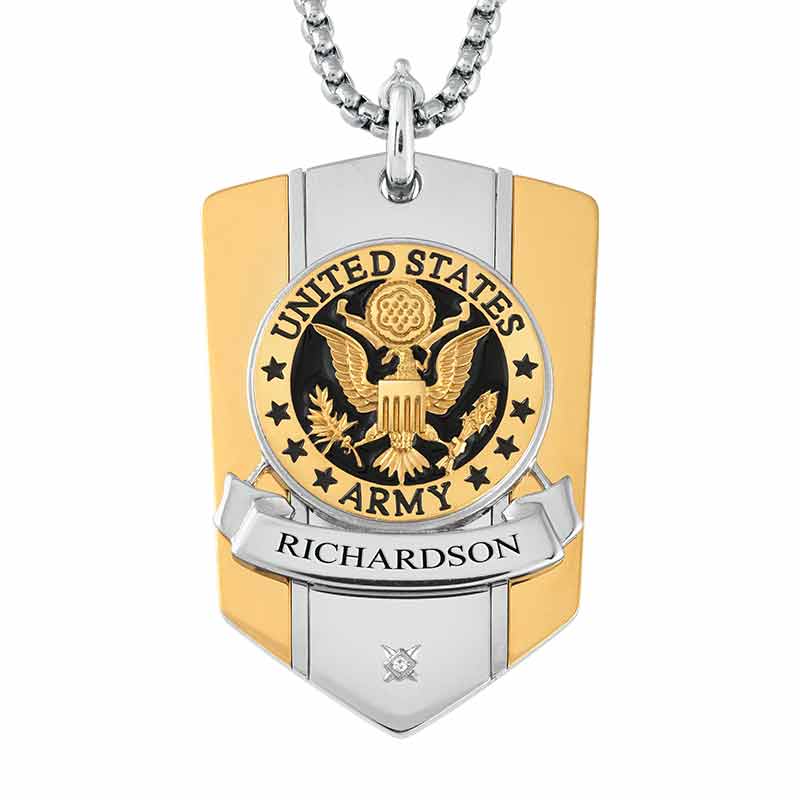 The Personalized Commemorative Army Pendant